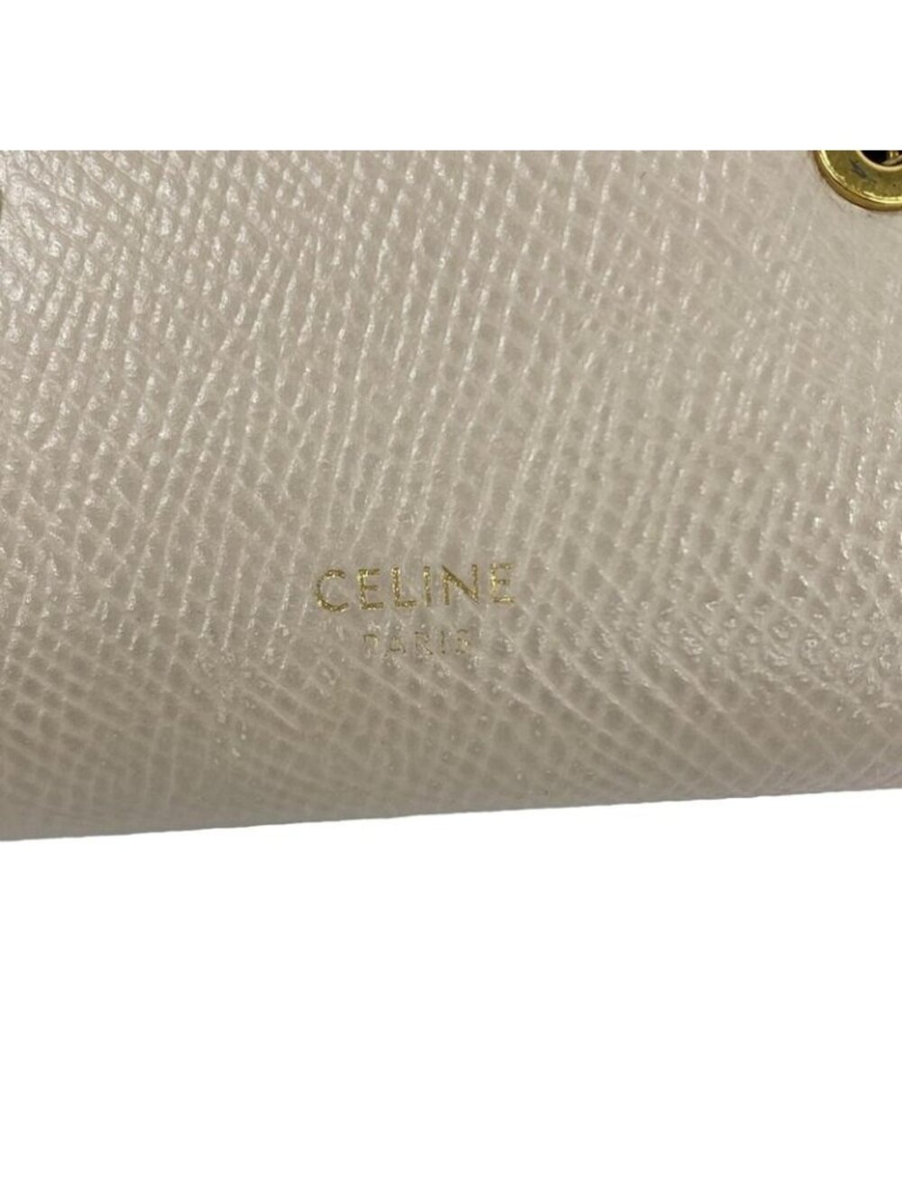 Celine Trifold Wallet Small Ivory Leather - Picture 6 of 10
